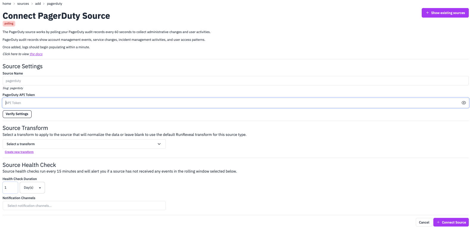 PagerDuty Configuration